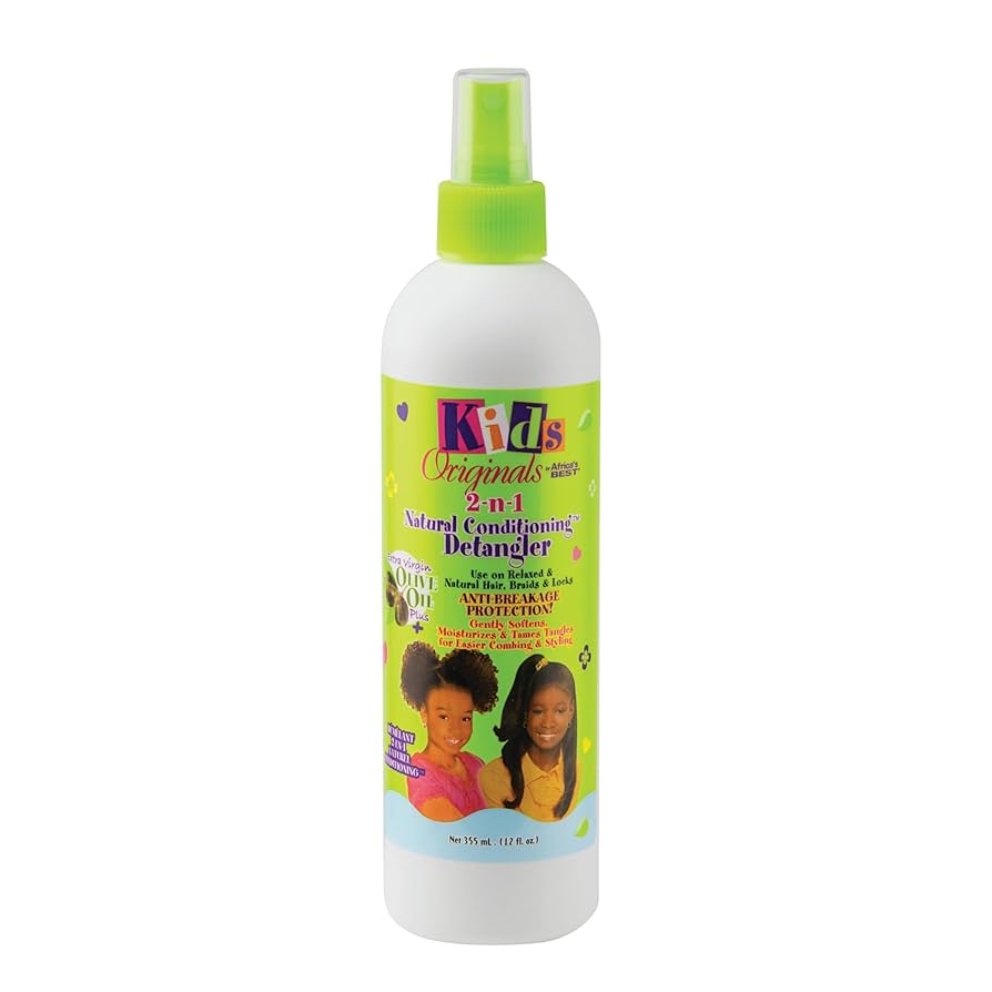Démêlant revitalisant 2 en 1 pour enfants bio d'Afrique, 340 g