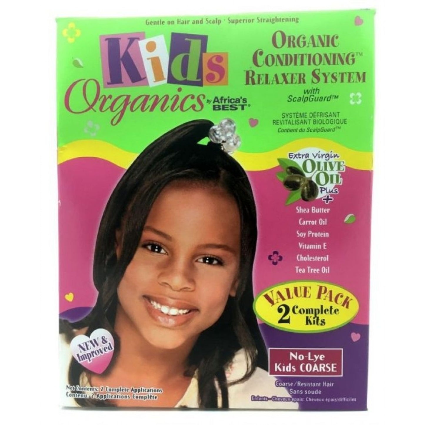 Africa's Best Organics Kids No-Lye Relaxer Value Kit Grof