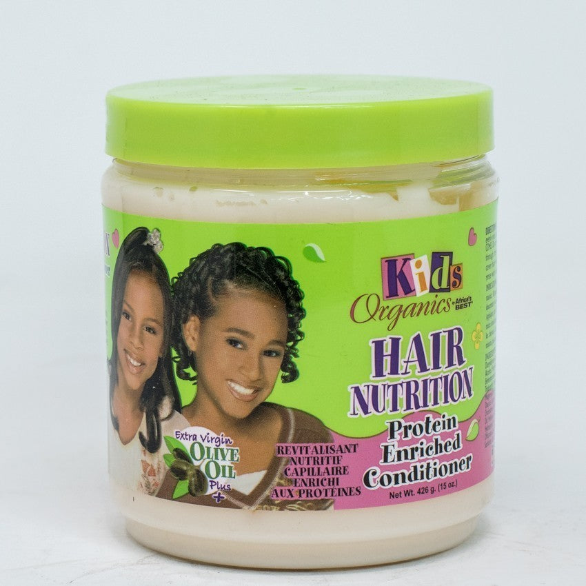 Après-shampoing enrichi en protéines pour cheveux bio pour enfants d'Afrique (425 ml)