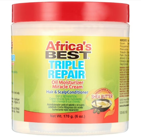 Africa's Best Triple Repair Hair Cream 170g