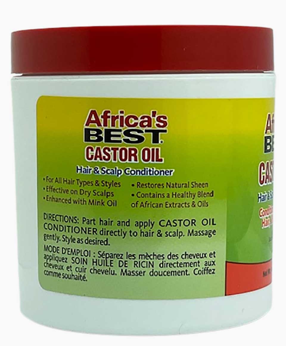 Après-shampoing à l'huile de ricin pour cheveux et cuir chevelu d'Afrique, 149 g