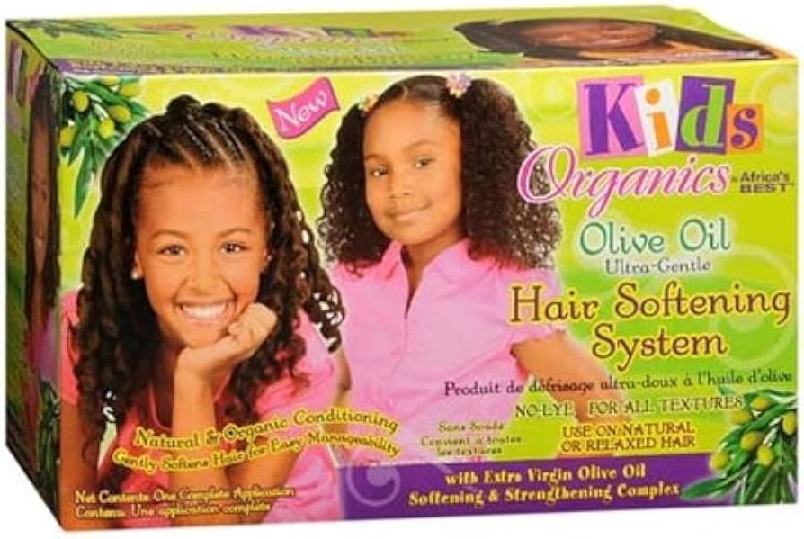 Afrika's beste biologische haarverzachtende olijfoliekit voor kinderen