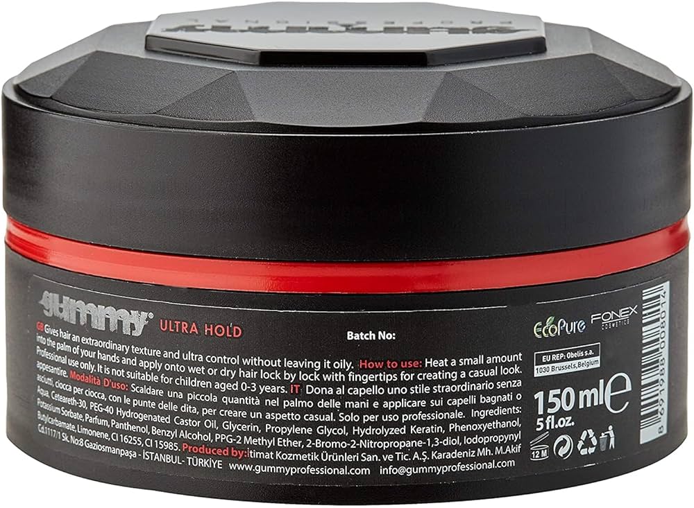 Gummy Ultra Hold Hair Gel Wax 150ml